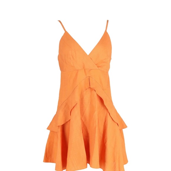 SANDRO Ruffled mini dress - Picture 4 of 7